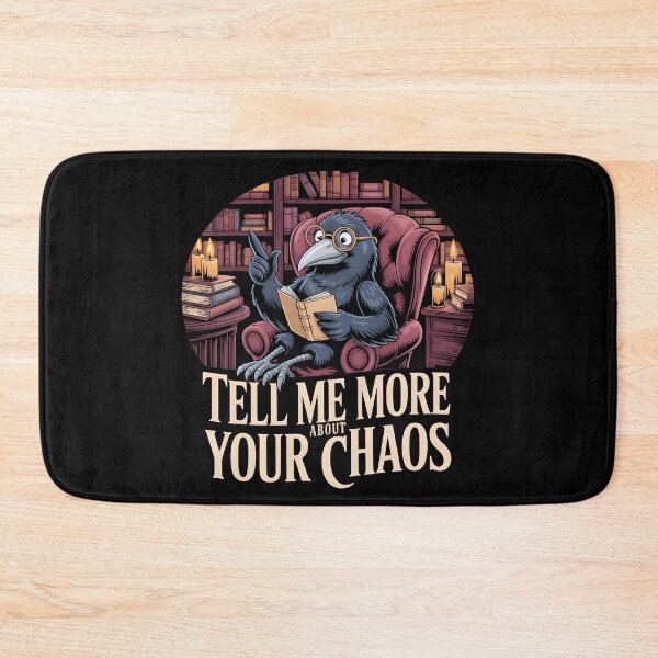 Item preview, Tell Me More About Your Chaos Gothic Crow Therapist Dark Academia designed and sold by Fitswear.