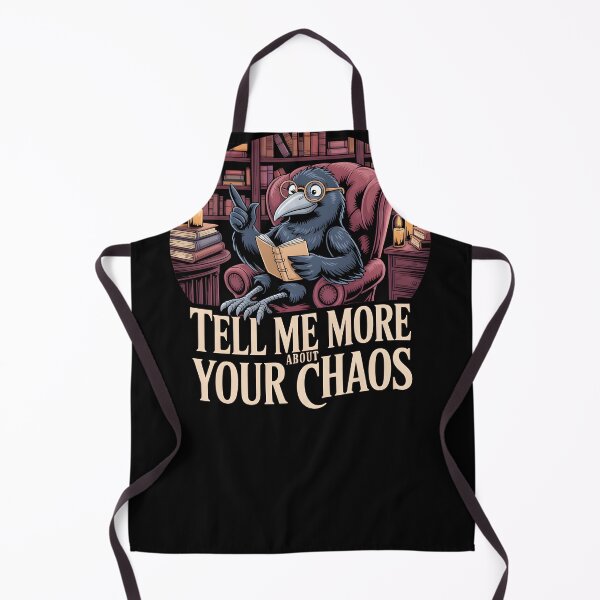 Item preview, Tell Me More About Your Chaos Gothic Crow Therapist Dark Academia designed and sold by Fitswear.