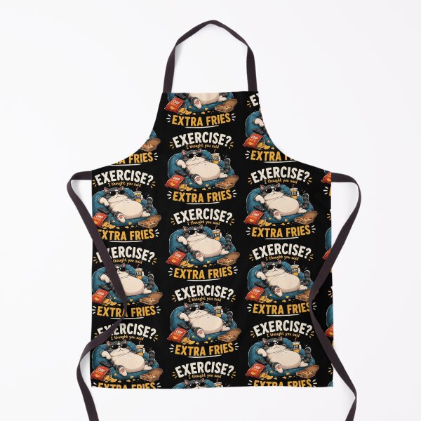 Item preview, Exercise? I Thought You Said Extra Fries designed and sold by Uglyduck-nft.