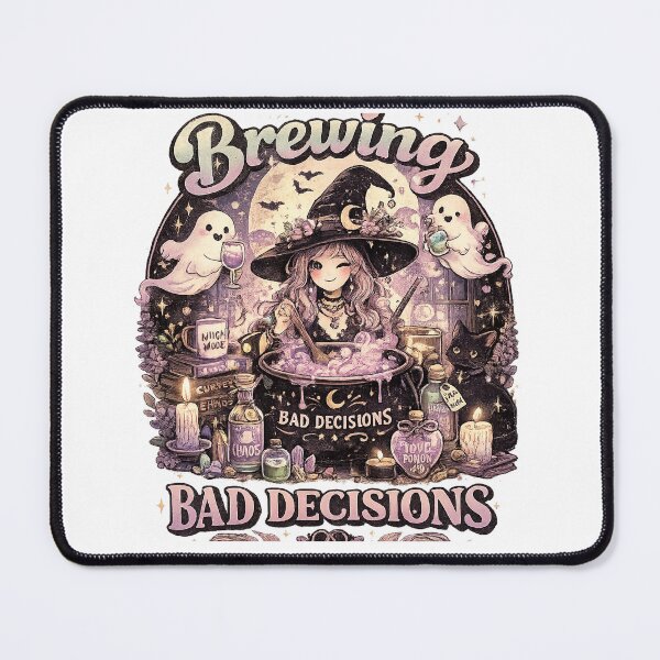 Item preview, Brewing Bad Decisions Witch Coven Halloween Design designed and sold by MotylekAnia.
