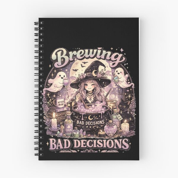 Item preview, Brewing Bad Decisions Witch Coven Halloween Design designed and sold by MotylekAnia.