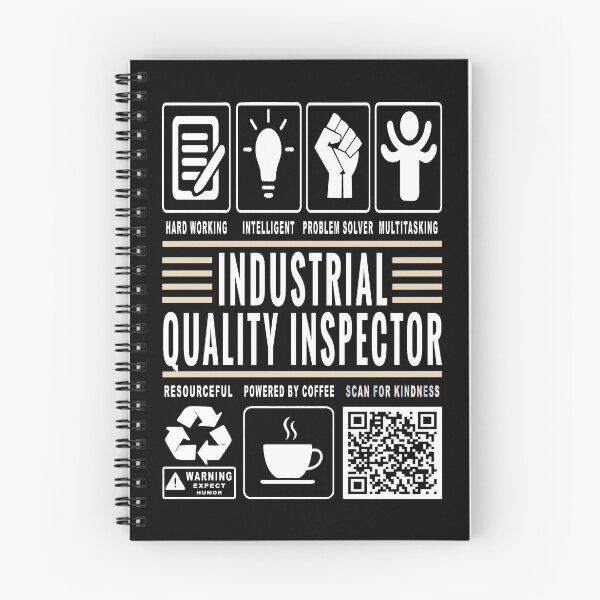 Item preview, Funny Industrial Quality Inspector Job Description Icons QR Code designed and sold by MerchMaxxing.