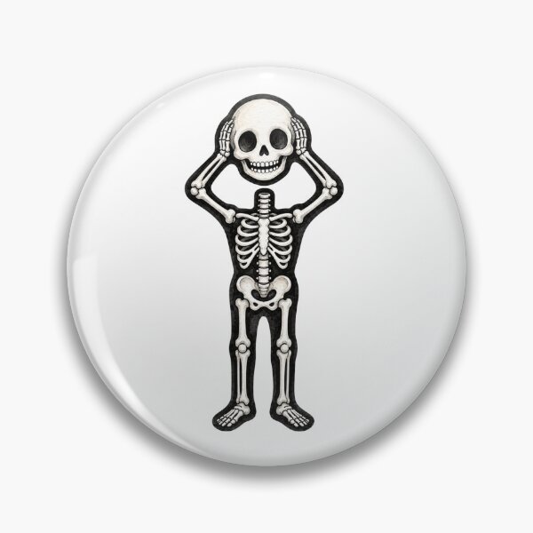 Item preview, Skeleton Lifting His Head designed and sold by Tropical art.