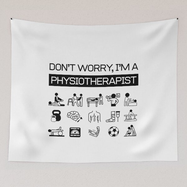 Item preview, Don’t worry, I’m a physiotherapist. Funny Gifts For Physiotherapists And Chiropractors designed and sold by iX-Physio.