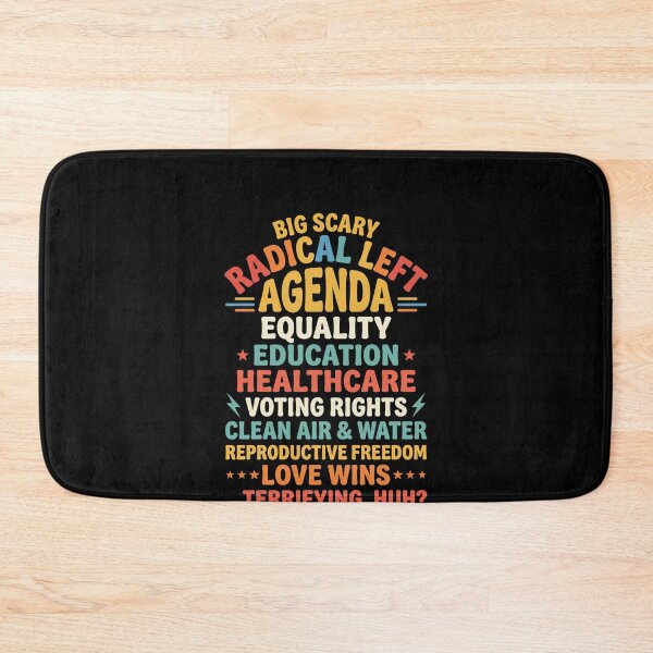 Item preview, Big Scary Radical Left Agenda Funny Progressive Tee designed and sold by SofenArt.