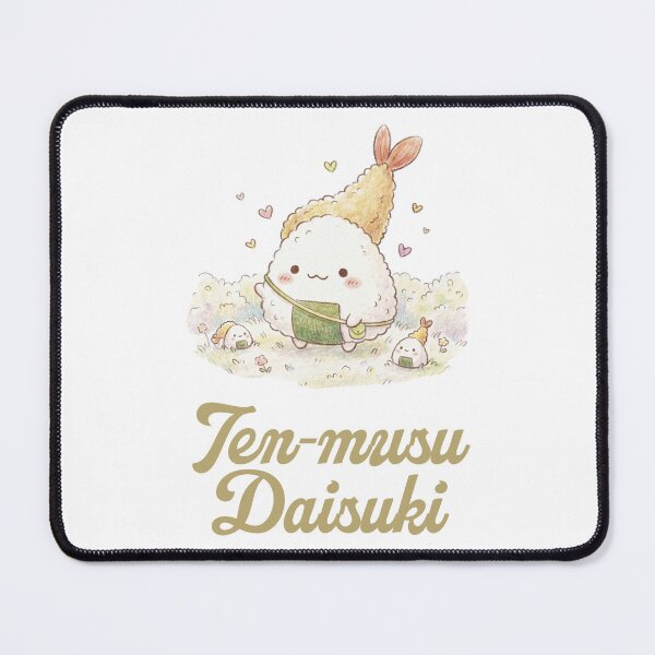 Item preview, Ten-musu Daisuki -rice ball with shrimp tempura- designed and sold by LOVEARTDESIGN.