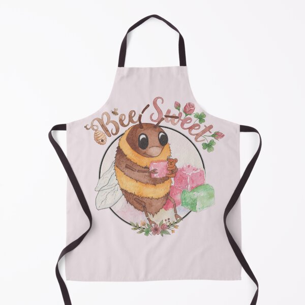 Item preview, Bee Sweet: Floral Watercolour Bumblebee & Turkish Delight designed and sold by Englandbear.