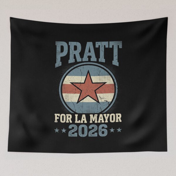 Item preview, Pratt For LA Mayor 2026 Retro Star Campaign Tee designed and sold by SofenArt.