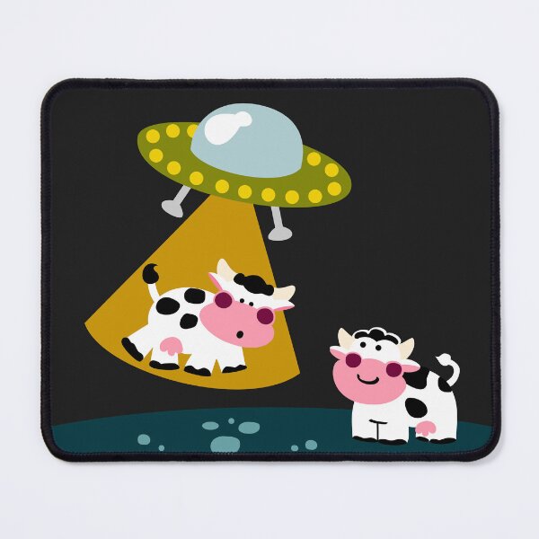 Item preview, Flying Saucers and Cows designed and sold by Sonia Pascual Izquierdo.