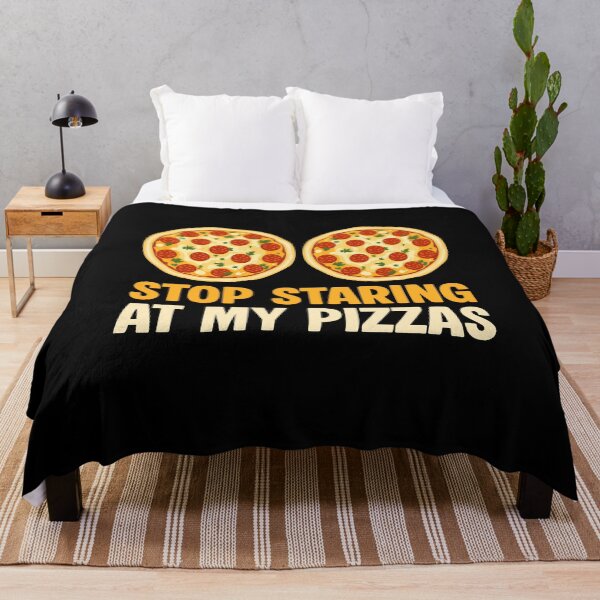 Item preview, Stop Staring At My Pizzas Funny Women designed and sold by Randomera.