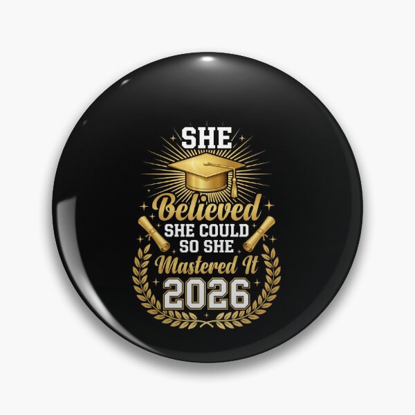 Item preview, She Believed She Could So She Mastered It 2026 Tee designed and sold by SofenArt.