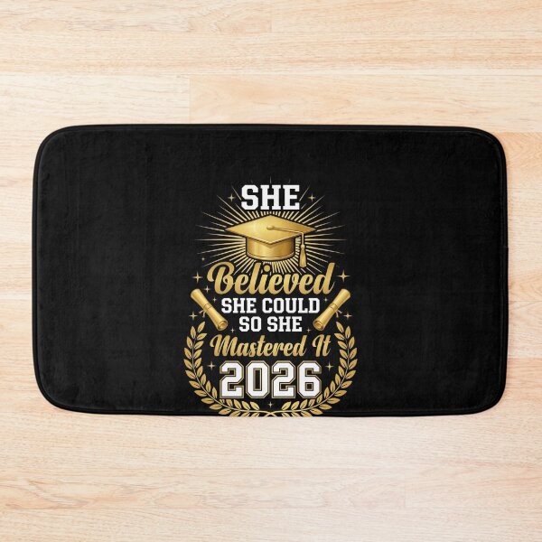 Item preview, She Believed She Could So She Mastered It 2026 Tee designed and sold by SofenArt.