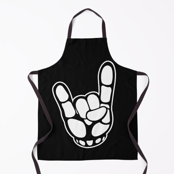 Item preview, Skeleton Cartoon Hand Rock Horns designed and sold by EYESORE ART.