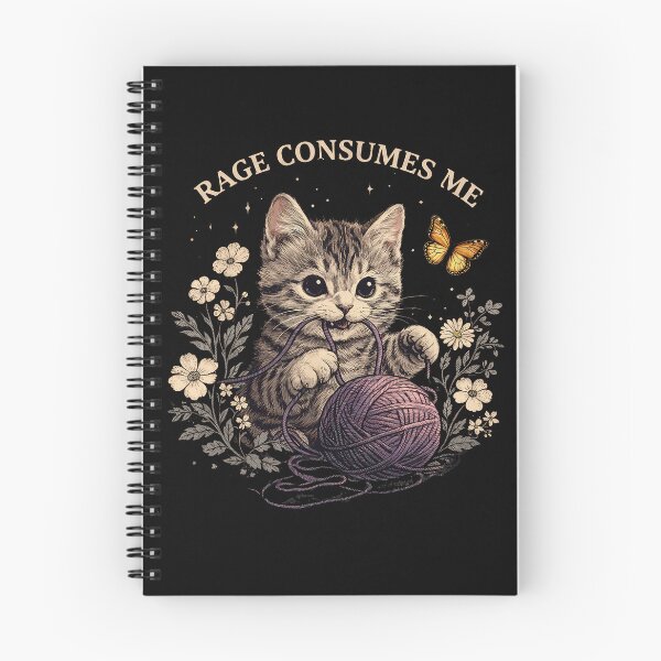 Item preview, Cute Cat Rage Consumes Me Funny Cat Lovers Meme designed and sold by DeJuasLincoln.