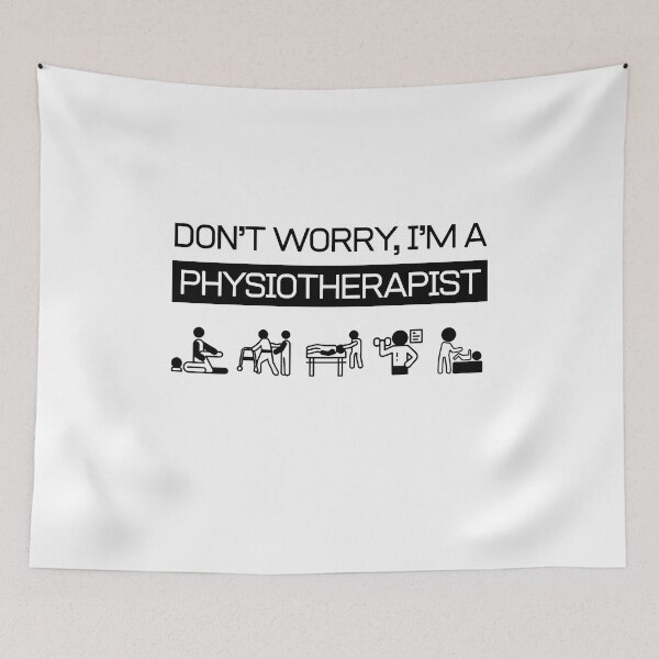 Item preview, Don’t worry, I’m a physiotherapist. Funny Gifts For Physiotherapists And Chiropractors designed and sold by iX-Physio.