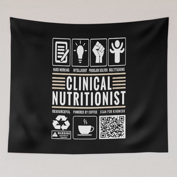 Item preview, Funny Clinical Nutritionist Job Description Icons QR Code designed and sold by MerchMaxxing.