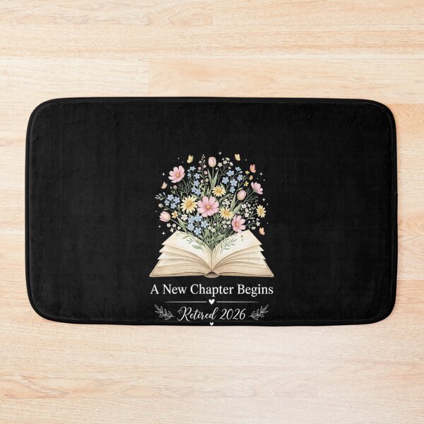 Item preview, A New Chapter Begins Retired 2026 Floral Book Tee designed and sold by SofenArt.