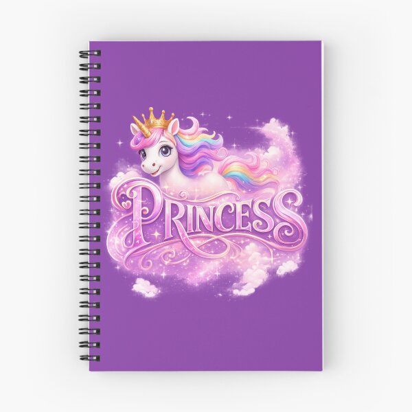 Item preview, Princess Unicorn | Cute Magical Fairy Tale Fantasy T-Shirt Design designed and sold by Black Signal.