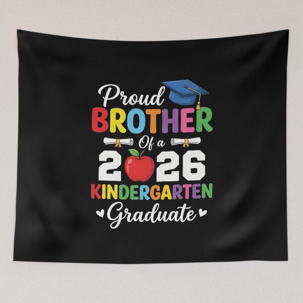 Item preview, Proud Brother Of A 2026 Kindergarten Graduate Family Celebration designed and sold by SofenArt.