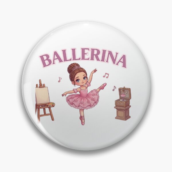 Item preview, Cute Little Ballerina Artist with Music Box designed and sold by Inka Moon Design.