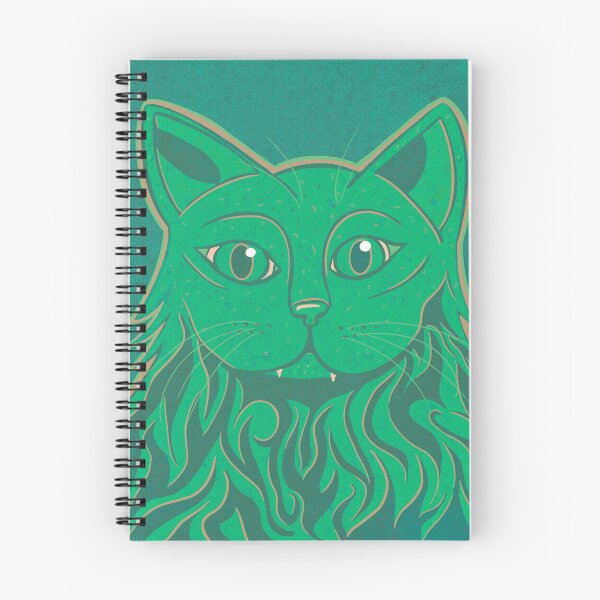 Item preview, Pop Art Colorful Cat in Sea Foam designed and sold by Katie.s.stryker.