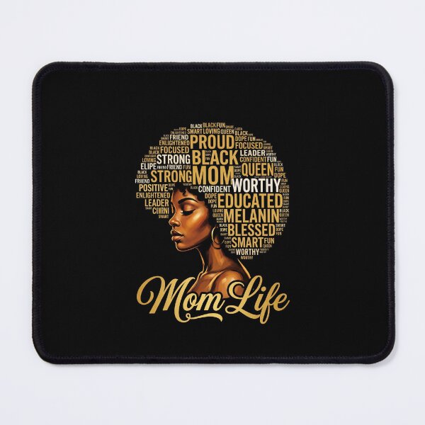 Item preview, Proud Black Mom Life Queen Worthy Melanin Blessed Strong Confident designed and sold by SofenArt.