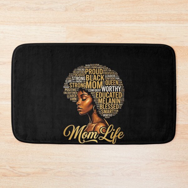 Item preview, Proud Black Mom Life Queen Worthy Melanin Blessed Strong Confident designed and sold by SofenArt.