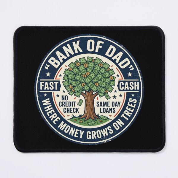 Item preview, Bank of Dad - Where Money Grows on Trees designed and sold by dudelinart.