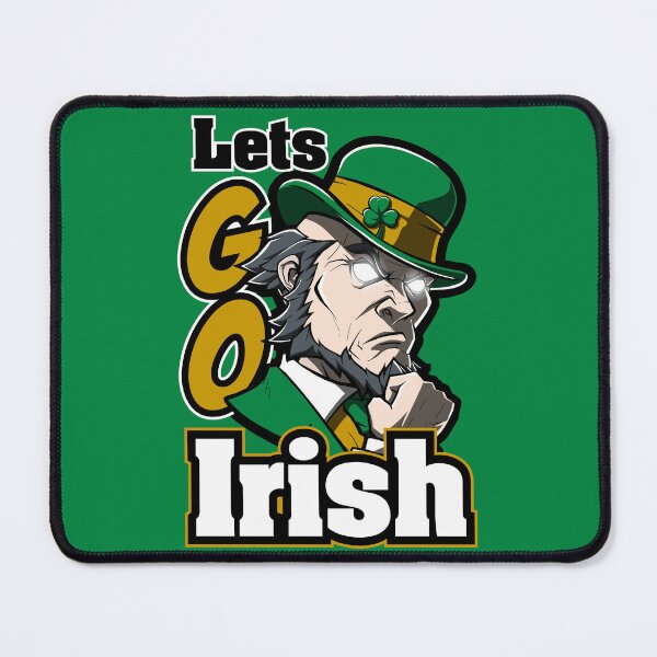 Item preview, Lets Go Irish - Fierce Leprechaun Mascot in Green and Gold designed and sold by Canache.