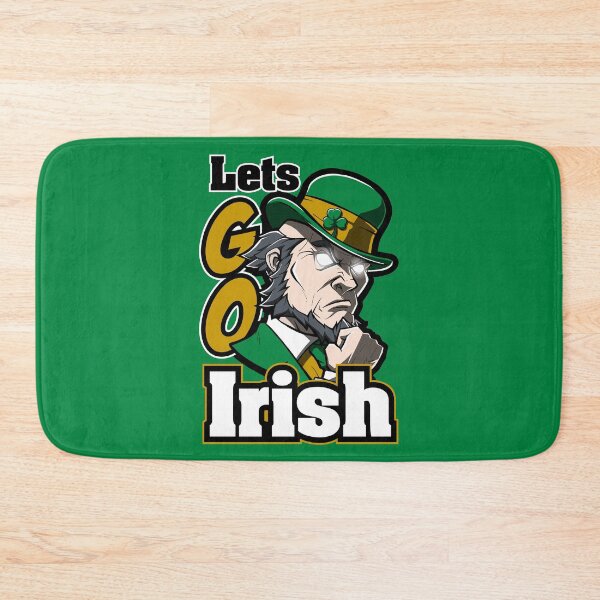 Item preview, Lets Go Irish - Fierce Leprechaun Mascot in Green and Gold designed and sold by Canache.