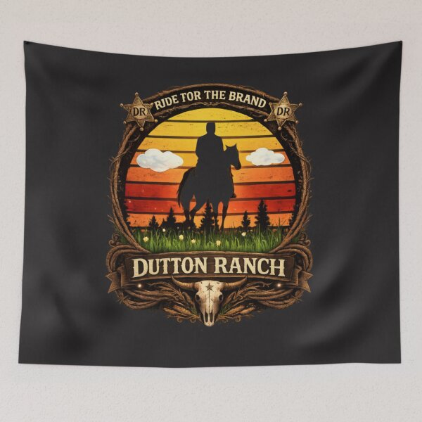 Item preview, Dutton Ranch Ride For The Brand Vintage Western Cowboy designed and sold by CatLovers Studio.