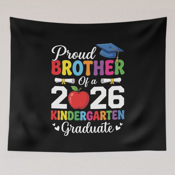 Item preview, Proud Brother Of A 2026 Kindergarten Graduate Family Sibling Graduation Celebration designed and sold by SofenArt.