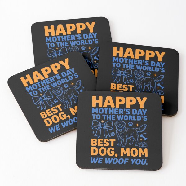 Item preview, Happy Mother's Day To The World's Best Dog, Mom We Woof You Dog Lover Pet Parent designed and sold by SofenArt.
