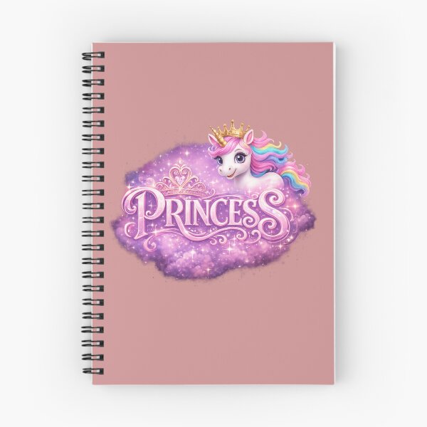 Item preview, Princess Unicorn | Cute Magical Fairy Tale Fantasy T-Shirt Design designed and sold by Black Signal.