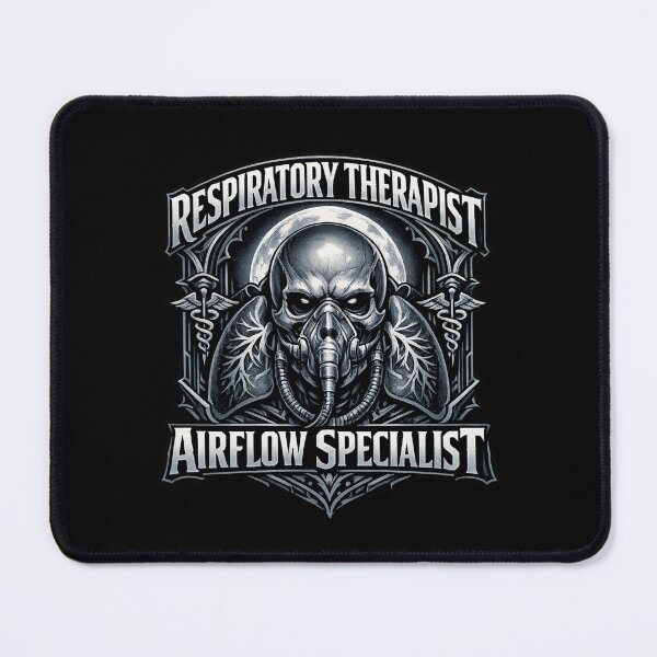 Item preview, Gothic Skull Respiratory Therapist Airflow Specialist Design for Respiratory Care Week Halloween Healthcare Worker Gift designed and sold by ClinicalHubs.