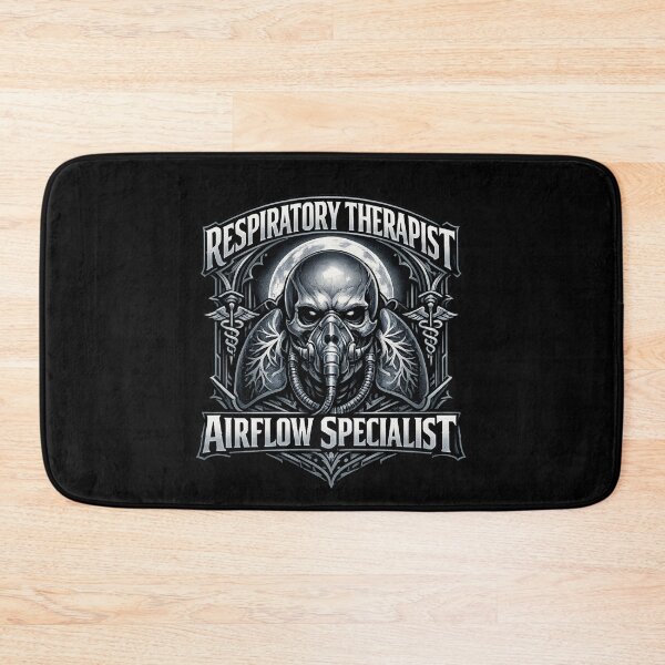 Item preview, Gothic Skull Respiratory Therapist Airflow Specialist Design for Respiratory Care Week Halloween Healthcare Worker Gift designed and sold by ClinicalHubs.