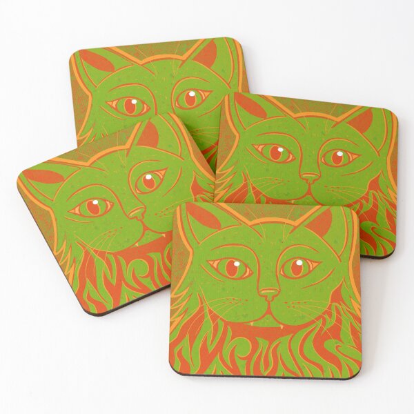 Item preview, Pop Art Colorful Cat in Watermelon designed and sold by Katie.s.stryker.