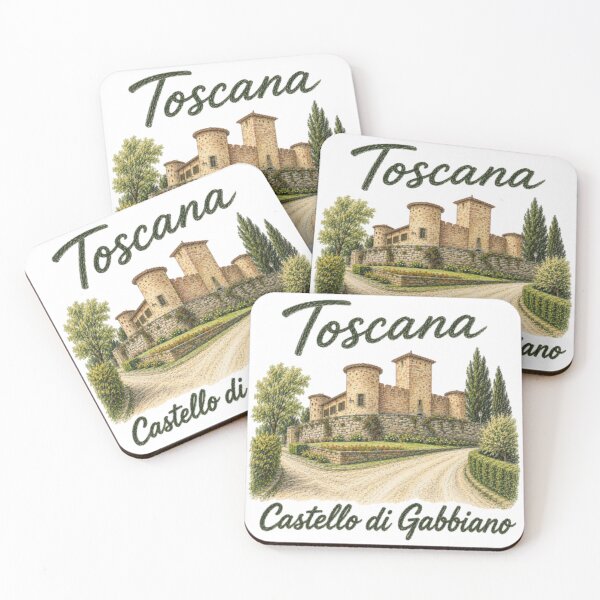 Item preview, Toscana – Castello di Gabbiano – Vintage Italian castle designed and sold by JOANNASKAH.