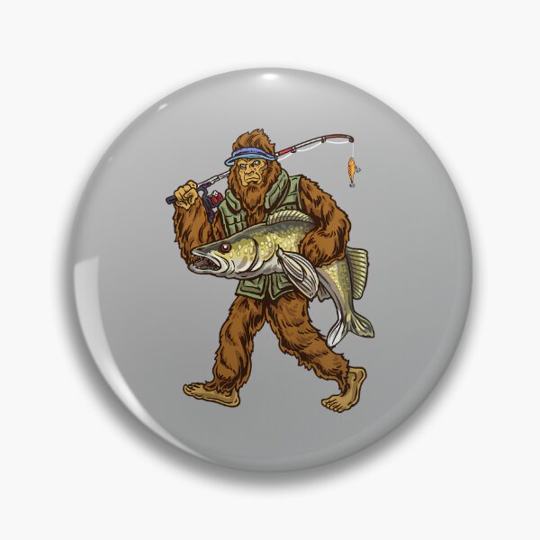 Item preview, Walleye Fishing Sauger Hunting Bigfoot Fishermen designed and sold by ArleneRowe.