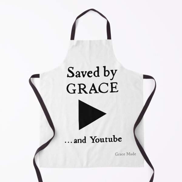 Artikelvorschau, Gerettet durch Gnade... und YouTube entworfen und verkauft von GraceMadeArt.