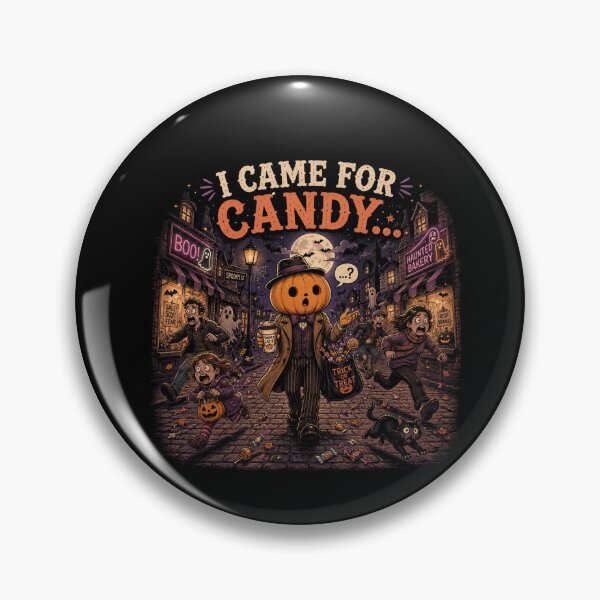 Item preview, I Came For Candy Funny Pumpkin Halloween Street Design designed and sold by MotylekAnia.