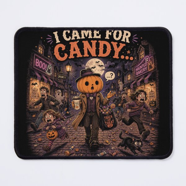 Item preview, I Came For Candy Funny Pumpkin Halloween Street Design designed and sold by MotylekAnia.