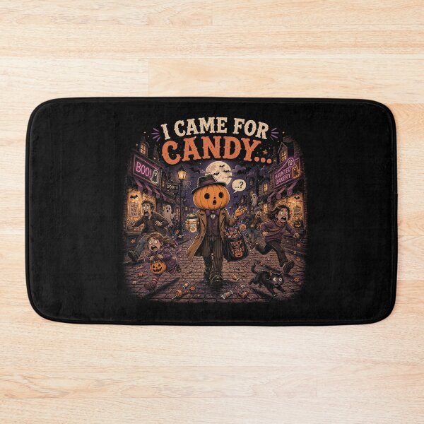 Item preview, I Came For Candy Funny Pumpkin Halloween Street Design designed and sold by MotylekAnia.