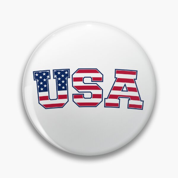 Item preview, USA Team Letters With American Flag (on white) designed and sold by STUDIO-72.