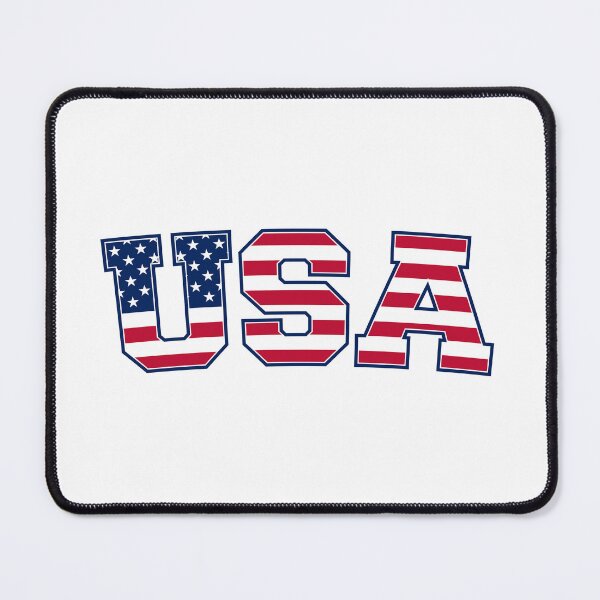 Item preview, USA Team Letters With American Flag (on white) designed and sold by STUDIO-72.