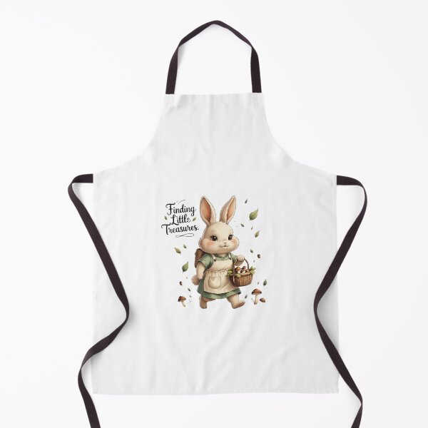 Item preview, Finding Little Treasures Cottagecore Foraging Bunny Mushroomcore designed and sold by AQUILAKREO.