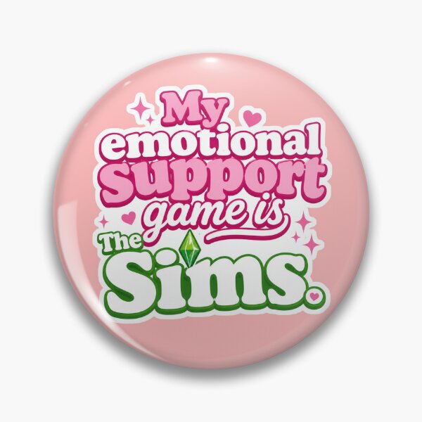 Item preview, My Emotional Support Game Is The Sims Funny Cozy Gamer Design designed and sold by TheStephanieRome.