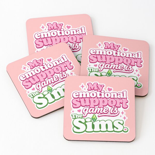 Item preview, My Emotional Support Game Is The Sims Funny Cozy Gamer Design designed and sold by TheStephanieRome.