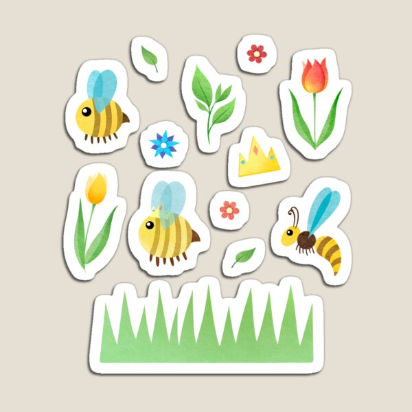 Item preview, Bees and wasps cute drawings designed and sold by Kate27sun.