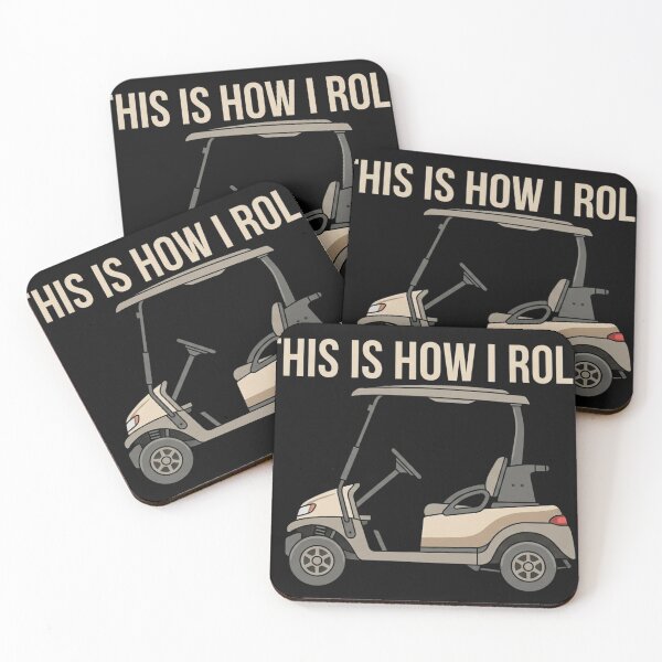 Item preview, Funny Golf Cart This Is How I Roll Graphic - Modern Gift for Golfers designed and sold by Alexis Art Collection.